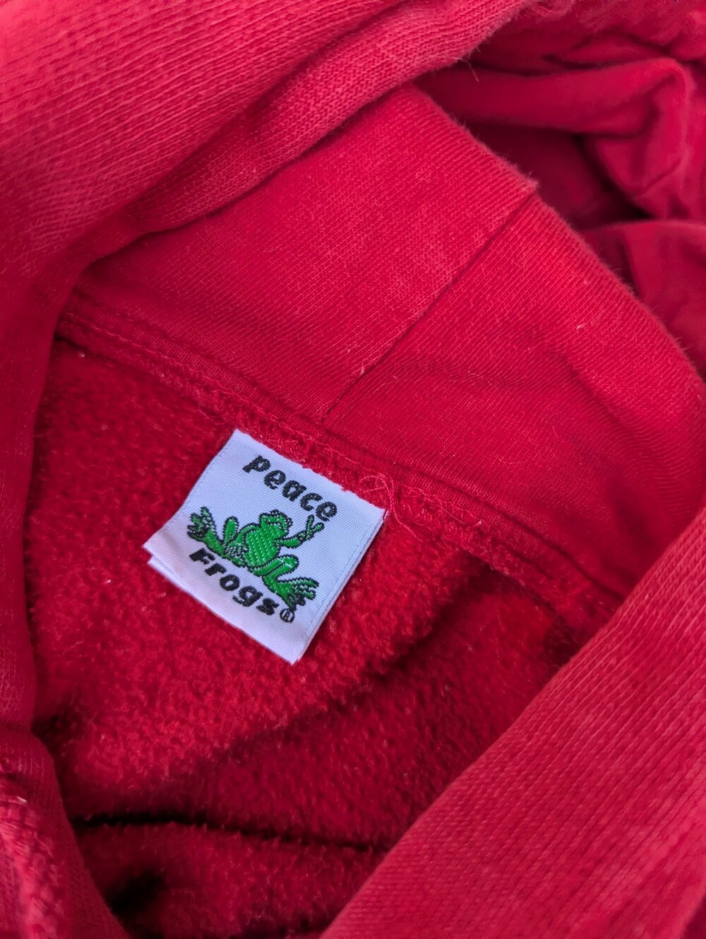 Peace Frogs Hoodie Women's Size XXL - Picture 7 of 8
